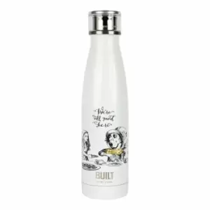 Built V&a 500Ml Double Walled Stainless Steel Water Bottle Alice In Wonderland