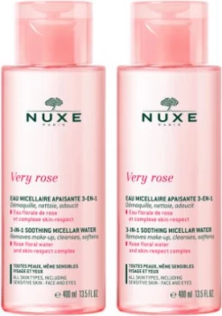 Nuxe Very Rose 3-in-1 Hydrating Micellar Water Duo 2 x 400ml
