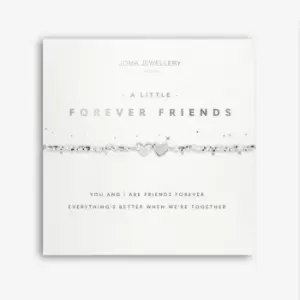Faceted A Little Forever Friends Silver 17.5cm Stretch Bracelet 5252
