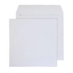 Purely Square Envelopes Gummed 195 x 195mm Plain 100 gsm White Pack of 500