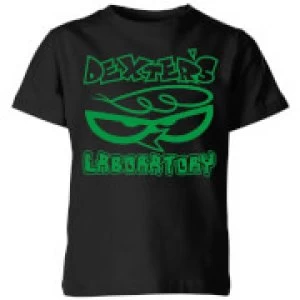 Dexters Lab Logo Kids T-Shirt - Black - 11-12 Years