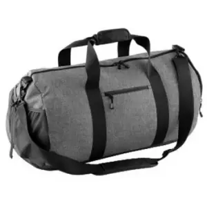 Athleisure Water Resistant Shoulder Strap Holdall Kit Bag (One Size) (Grey Marl) - Bagbase