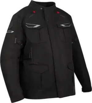 Bering Carlos King Size Motorcycle Textile Jacket, black, Size L, black, Size L