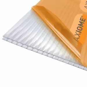 Axiome Clear 4mm Twinwall Polycarbonate Roofing Sheet - 1050 x 2000mm