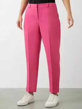 Dorothy Perkins Ankle Grazer Trousers - Fuchsia, Pink, Size 10, Women