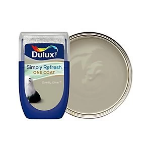 Dulux Simply Refresh One Coat Overtly Olive Matt Emulsion Paint 30ml
