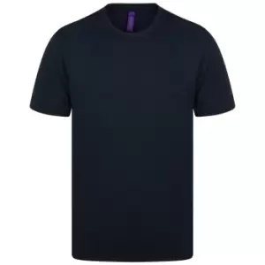 Henbury Mens HiCool Performance T-Shirt (4XL) (Navy)