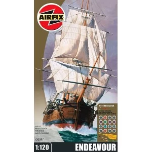 Endeavour Bark and Captain Cook 250th Anniversary Airfix 1:120 Model Kit