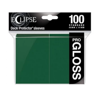 Ultra Pro Eclipse Gloss Standard Sleeves: Forest Green - 100 Sleeves