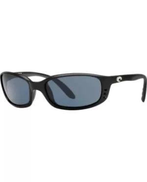 Costa Del Mar Brine Black Rectangle Grey Unisex Sunglasses BR 11 OGP BR 11 OGP