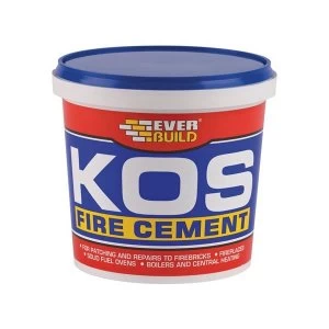 Everbuild KOS Fire Cement Black 2kg