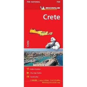 Crete - Michelin National Map 759 Map Sheet map 2012