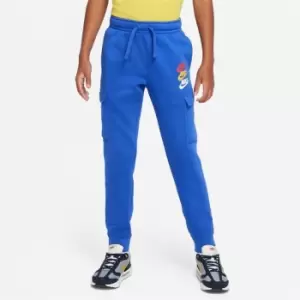 Nike Nsw Si Flc Cargo Pant Bb - Blue