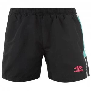 Umbro Horizon Shorts - Black/BerryPink