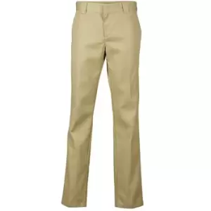 Dickies SLIM FIT WORK PANT mens Trousers in Beige. Sizes available:US 34 / 32,US 34 / 34,US 36 / 34,US 30 / 32,US 31 / 32,US 32 / 32,US 33 / 32,US 33