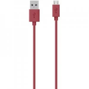 Belkin Mixit Colour Range 2m Micro USB Cable In Red