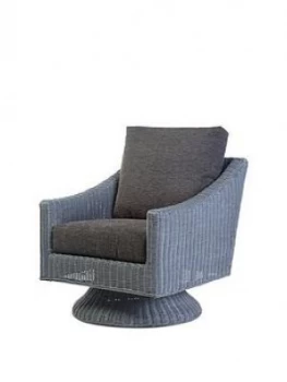 Desser Dijon Grey Wash Conservatory Swivel Chair