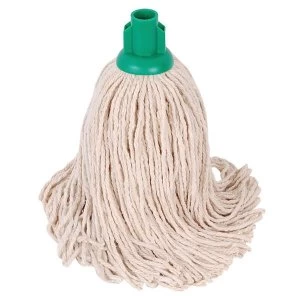 Robert Scott and Sons 16oz PY Yarn Socket Mop Head for Smooth Surfaces Green Pack 10