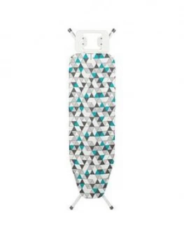 Beldray Ironing Board With Blue Geo Triangle Print