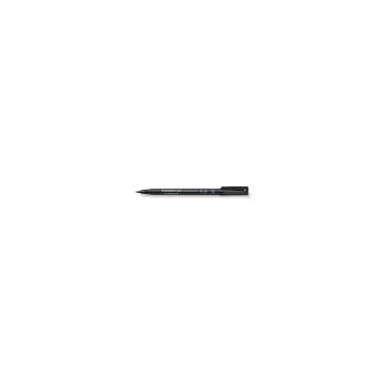 314 Lumocolor Permanent Pen 2.5MM Broad Tip - Black (Pack-10)