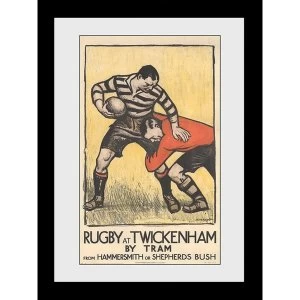 Transport For London Rudby At Twickenham Framed Collector Print