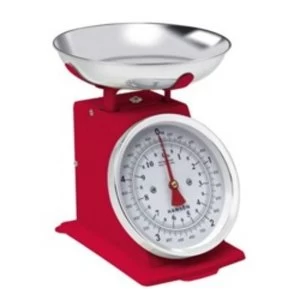 Terraillon Traditional Kitchen Scale 5kg Red