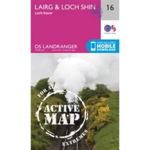 Lairg & Loch Shin, Loch Naver by Ordnance Survey (Sheet map, folded, 2016)