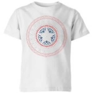 Marvel Captain America Oriental Shield Kids T-Shirt - White - 9-10 Years