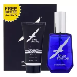 Blue Stratos Gift Set 50ml Eau de Toilette + 25ml Shave Gel