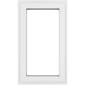 Crystal Casement uPVC Window Left Hand Opening 610mm x 1190mm Clear Double Glazing in White