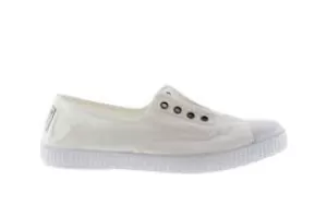 Victoria Womens 1915 Sustainable No Lace Pumps - Blanco - UK 4