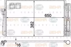 Condenser Air Conditioning 8FC351301-334 by BEHR