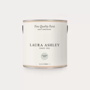 Laura Ashley Matt Emulsion Paint Powder Grey 2.5L
