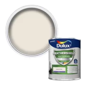 Dulux Weathershield Multi Surface Quick Dry Almond White Satin Paint 750ml