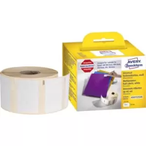 Avery-Zweckform Label roll 57 x 32mm Paper White 1000 pc(s) Removable AS0722540 All-purpose labels