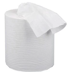 5 Star Facilities Centrefeed Tissue Refill for Mini Dispenser Single Ply L120m x W197mm White Pack of 12