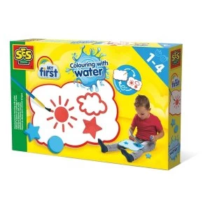 SES Creative - Childrens My First Colour with Water Drawing Board Set (Multi-colour)