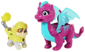 PAW Patrol Rescue Knights Rubble and Dragon Blizzie Set