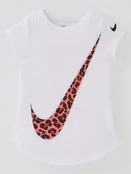 Boys, Nike Short Sleeve Graphic T-Shirt - White, Size 3-4 Years