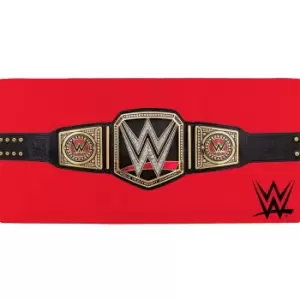 WWE Title Belt Towel (One Size) (Red/Black/Gold)