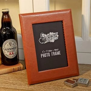 5" x 7" - Hemmingway Faux Leather Photo Frame with Gift Box