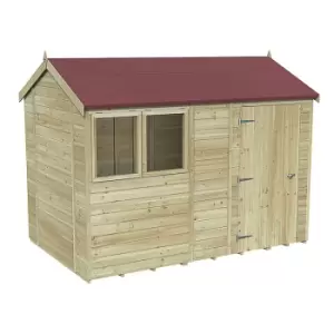 10' x 6' Forest Premium Tongue & Groove Pressure Treated Reverse Apex Shed (3.06m x 1.98m)