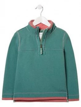 Fat Face Girls Mini Airlie Sweat Top - Green, Size Age: 8-9 Years, Women
