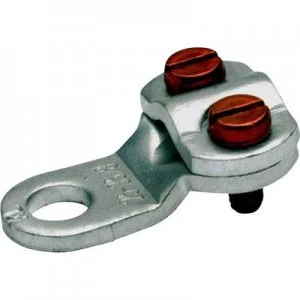 Ring terminal 2x screw Cross section max.10 mm Hole 6.5 mm
