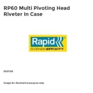 Rapid RP60 Multi Pivoting Head Riveter In Case