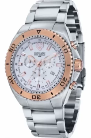 Mens Swiss Eagle Carrier Chronograph Watch SE-9072-33