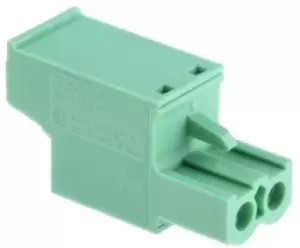 Phoenix Contact FRONT-MSTB 2.5/ 2-ST-5.08 2-pin PCB Terminal Block, 5.08mm Pitch Rows