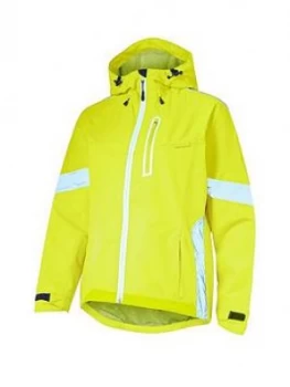 MADISON Prima Womens Waterproof Cycling Jacket - Yellow , Yellow, Size 12, Women