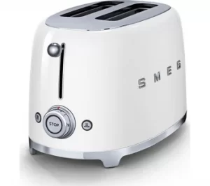 SMEG 50s Retro TSF01WHUK 2 Slice Toaster