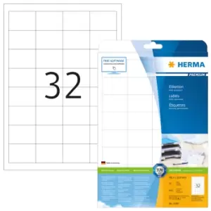 HERMA Labels Premium A4 48.3x33.8mm white paper matt 800 pcs.